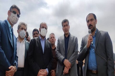 پروژه ۳۳۶ واحدی طرح نهضت ملی مسکن در شهرستان اسفراین کلنگ زنی شد کلنگ زنی خراسان شمالی 1