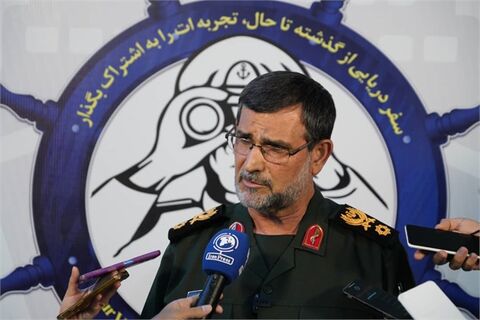 شناورهای مورد نیاز نیروی دریایی سپاه در داخل ساخته میشود/ ایران جزایر راهبردی در خلیج فارس دارد علیرضا تنگسیری فرمانده نیروی دریایی سپاه