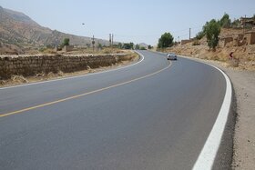 خط کشی ۳۷۲کیلومتر از راه‌های استان لرستان