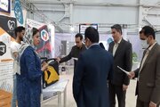 بازدید معاونین اداره کل راه و شهرسازی سیستان و بلوچستان از نمایشگاه محصولات دانش بنیان و خلاق استان