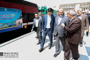 ببینید | بهره برداری از ۳۱۹ ناوگان تولید داخل و بازسازی شده
