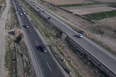 ترافیک سنگین در محور چالوس/بارش باران در برخی از محورهای کرمان و هرمزگان/باد و گردوخاک در برخی از محورهای استان اصفهان تردد