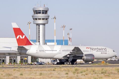 هواپیمای بوئینگ۷۷۷ روسیه در فرودگاه تبریز به زمین نشست فرودگاه تبریز