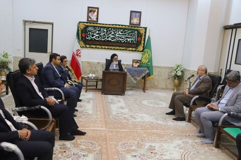 برای تسهیلات ارزان قیمت بافتهای اطراف حرم اطلاعرسانی شود جلسه بافت پیرامون حرم معصومه