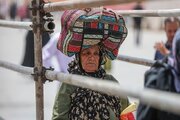 تردد زائران عتبات عالیات از پایانه مرزی بین المللی شلمچه برای روز عرفه