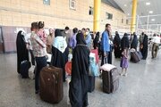 تردد زائران عتبات عالیات از پایانه مرزی بین المللی شلمچه برای روز عرفه