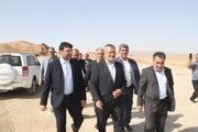 بازدید مرتضوی معاون رییس جمهور از پروژه های راه و مسکن قم