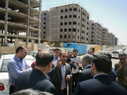 بازدید مرتضوی معاون رییس جمهور از پروژه های راه و مسکن قم