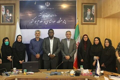 بازدید نماینده سازمان هواشناسی جهانی و پژوهشگاه هواشناسی و علوم جو کشور پژوهشگاه هواشناسی