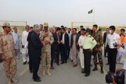 بازدید استاندار سیستان و بلوچستان از پایانه مرزی ریمدان