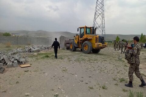 رفع تصرف ۱۴ هکتار از اراضی ملی آذربایجان شرقی سرهنگ عبدلی