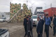 بازدید میدانی معاون وزیر و رئیس سازمان راهداری و حمل و نقل جاده ای از پایانه مرزی میلک و پروژه های در دست اجرا حوزه سیستان