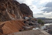 ببینید/ تلاش راهداران در سیلاب جنوب سیستان و بلوچستان