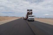 ببینید/احداث 15 کیلیومتر بزرگراه در محور مواصلاتی زاهدان- بم