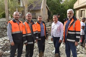 بازگشایی راههای روستایی مزداران فیروزکوه