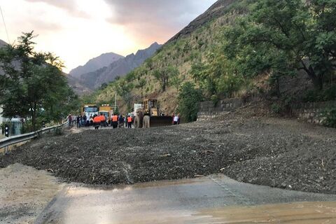 سیل -جاده کرج -چالوس