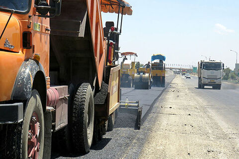 ۸۰ درصد راههای روستایی خدابنده آسفالت است روکش آسفالت- خدابنده