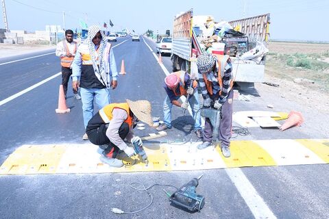 ایمنسازی راههای منتهی به مرزهای خوزستان در حال انجام است راهداری خوزستان