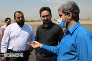 ببینید | بازدید مشاور وزیر و رئیس شورای اطلاع رسانی وزارت راه و شهرسازی از باند ۲۹ چپ فرودگاه مهرآباد