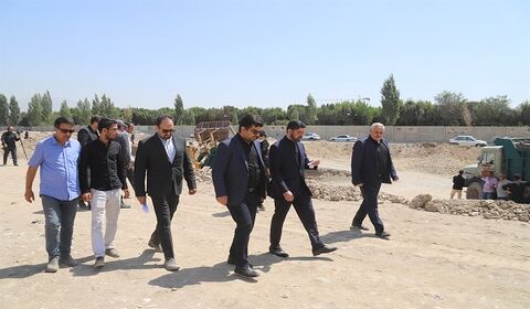 تور خبری و بازدید از پروژه نهضت ملی مسکن استان البرز شهرستان فردیس تور خبرنگاران البرز3