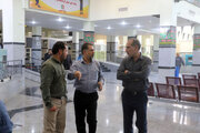 بازدید مدیرکل دفتر مرکزی حراست سازمان راهداری از پایانه مرزی خسروی
