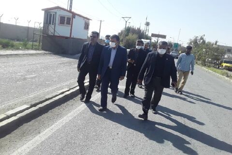 Eight Borders in Iran ready for Arbaeen procession بازدید خداداد مقبلی ازپایانه مرزی میرجاوه