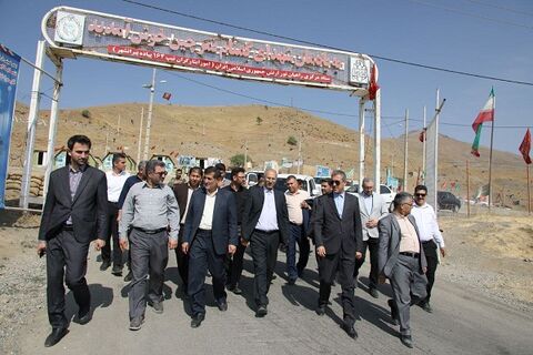 آمادگی ۱۰۰ درصدی ظرفیت منابع انسانی و فنی در راستای خدمت رسانی بهینه به زائرین اربعین حسینی در بازدید از پایانه مرزی تمرچین