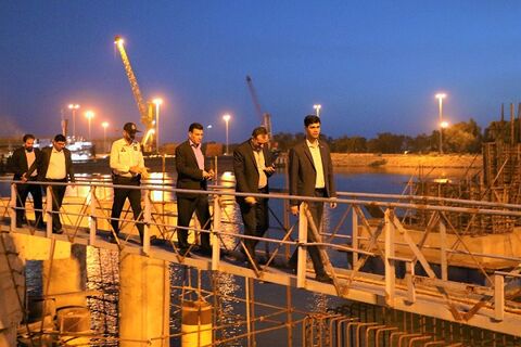 لزوم تسریع در تکمیل اسکله پهلوگیری کشتیهای رورو/ امکان حمل مستقیم بار از کشتی به ریل در بندر امیرآباد صالحی