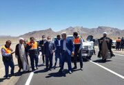 ببینید/  بهره برداری از پروژه احداث و اجرای آسفالت راه روستایی جمز شهرستان طبس