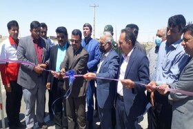 افتتاح روکش آسفالت محور روستایی در شهرستان نیمروز ‌