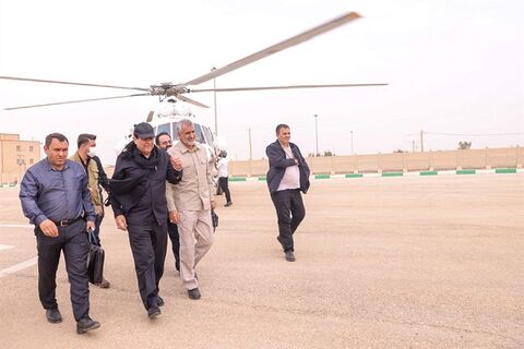 بازدید معاون اول رئیس جمهور و رئیس سازمان هواپیمایی کشوری از مناطق مرزی غرب کشور محمدی بخش