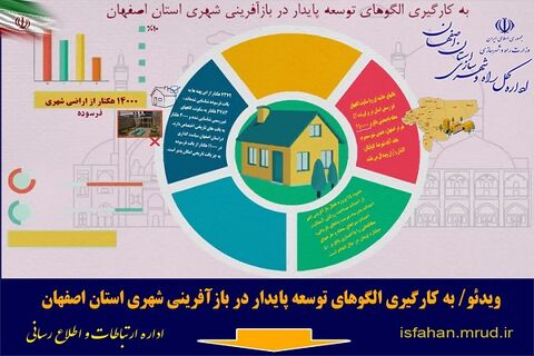 ویدئو / به کارگیری الگوهای توسعه پایدار در بازآفرینی شهری استان اصفهان