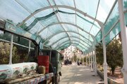 نصب سایه بان - پایانه مرزی خسروی
