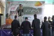 ورود زائرین پاکستانی از طریق پایانه مرزی میرجاوه و استقبال از طرح پویش همراهان سفر ایمن در مجتمع خدماتی رفاهی آستان قدس رضوی
