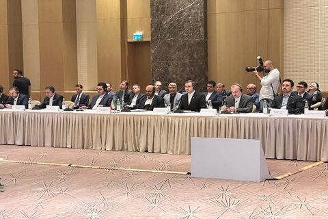 نشست سه جانبه ایران-جمهوری آذربایجان- روسیه در باکو برگزار شد حضور وزیرراه و شهرسازی درنشست سه جانبه ایران-جمهوری آذربایجان- روسیه در باکو