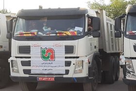 اعزام ماشین آلات خوزستان به مهران