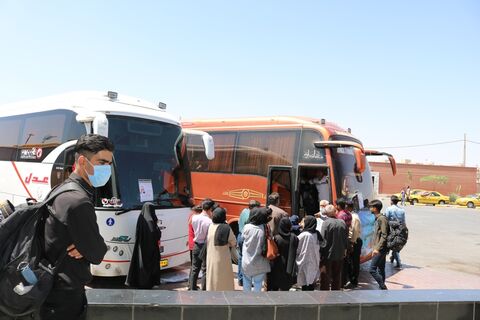 جابجایی بیش از ۹۳۲ هزار نفر مسافر از استان اردبیل بازدید مدیرکل و معاون حمل و نقل از روند جابجایی زائران اربعین حسینی و نحوه خدمات رسانی به مسافران و زائرين در پايانه مسافربری آدينه كرمان