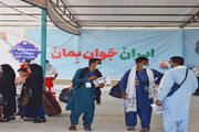 ببینید/ تردد زوار پاکستانی از پایانه مرزی ریمدان در جنوب سیستان و بلوچستان