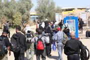 بازگشت زوار از پایانه مرزی خسروی