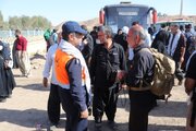 بازگشت زوار از پایانه مرزی خسروی