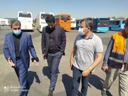 بازدید مهندس زندی فر مدیر کل راهداری و حمل و نقل جاده ای استان البرز  از پایانه شهید کلانتری درراستای نظارت بر روند خدمات رسانی به زائرین اربعین حسنی