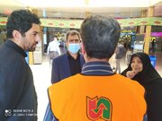 بازدید مهندس زندی فر مدیر کل راهداری و حمل و نقل جاده ای استان البرز  از پایانه شهید کلانتری درراستای نظارت بر روند خدمات رسانی به زائرین اربعین حسنی