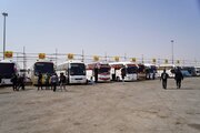 تردد زائران اربعین حسینی(ع) از مرز شلمچه