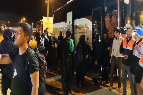 بازگشت ۱۵۵۱  زائر اربعین حسینی به خراسان شمالی با ناوگان حمل و نقل عمومی طی ۳ روز بازگشت زوار