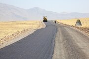 زیرسازی و آسفالت راه روستایی پاپیون به خانوردی شهرستان دورود