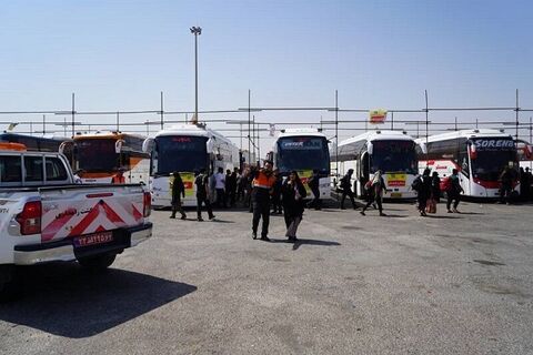 جابهجایی زوار اربعین حسینی توسط ۸۵۰ ناوگان طی کمتر از ۲۴ ساعت/ برنامهریزی برای بازگشت سفر زوار مشهد مقدس در دهه پایانی ماه صفر تردد اربعین