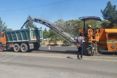 احداث راه روستایی خوشمردان به گرمک با مشارکت مردم 976