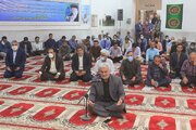 ببینید/مراسم زیارت عاشورا-استقبال از پیکر شهیدیوسفی و غبارروبی وعطر افشانی گلزار شهدا همزمان با هفته دفاع مقدس در خراسان جنوبی