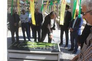 ببینید/مراسم زیارت عاشورا-استقبال از پیکر شهیدیوسفی و غبارروبی وعطر افشانی گلزار شهدا همزمان با هفته دفاع مقدس در خراسان جنوبی