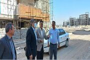 بازدید مدیر کل راه و شهرسازی سیستان و بلوچستان از واحدهای طرح نهضت ملی مسکن زاهدان